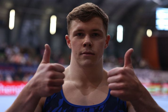 Ágúst Ingi Davíðsson má sannarlega vel við árangur helgarinnar una.