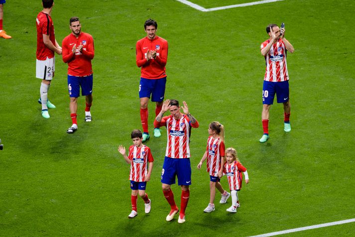 Fernando Torres kvaddi Atletico í vor