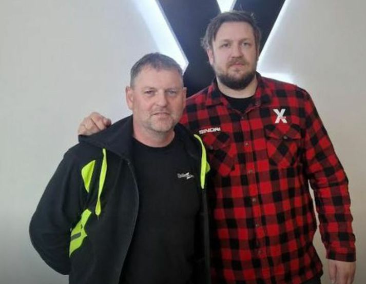 Rafvirkjameistarinn Pétur Hrólfsson (t.v.) er einn þeirra sjö einstaklinga sem keppa um titilinn Iðnaðarmaður ársins 2024.
