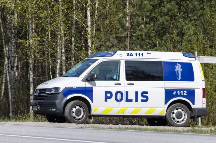 Finnskur lögreglubíll. Myndin er úr safni og tengist efni fréttarinnar ekki.