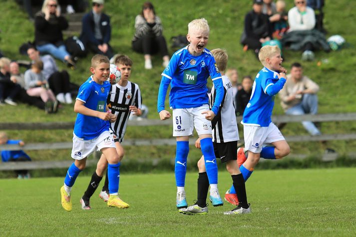 Það er alltaf líf og fjör á Orkumótinu í Eyjum.