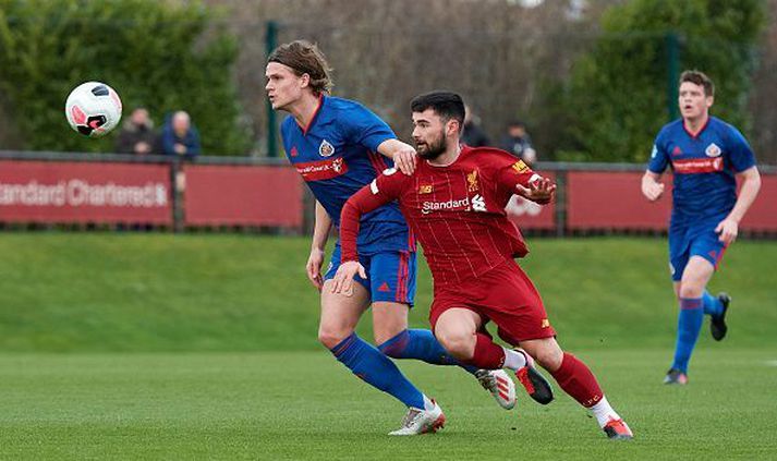 Wouter Verstraaten í leik gegn U23-ára liði Liverpool í febrúar.