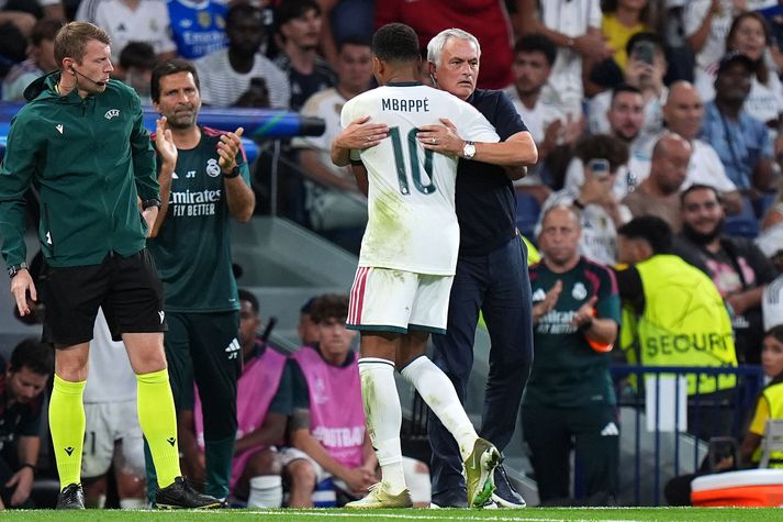 Jose Mourinho er ekki sáttur með umfjöllun um Kylian Mbappe.
