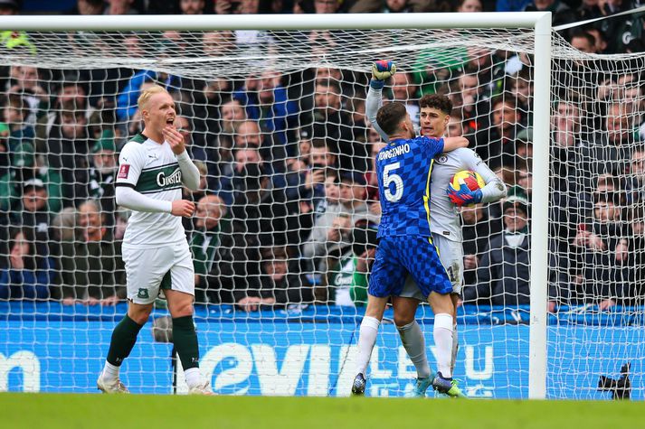 Chelsea slapp með skrekkinn gegn C-deildarliði Plymouth Argyle í fjórðu umferð og mætir B-deildarliði Luton Town í fimmtu umferð.