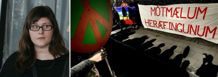 Auður Lilja Erlingsdóttir er formaður Samtaka hernaðarandstæðinga.