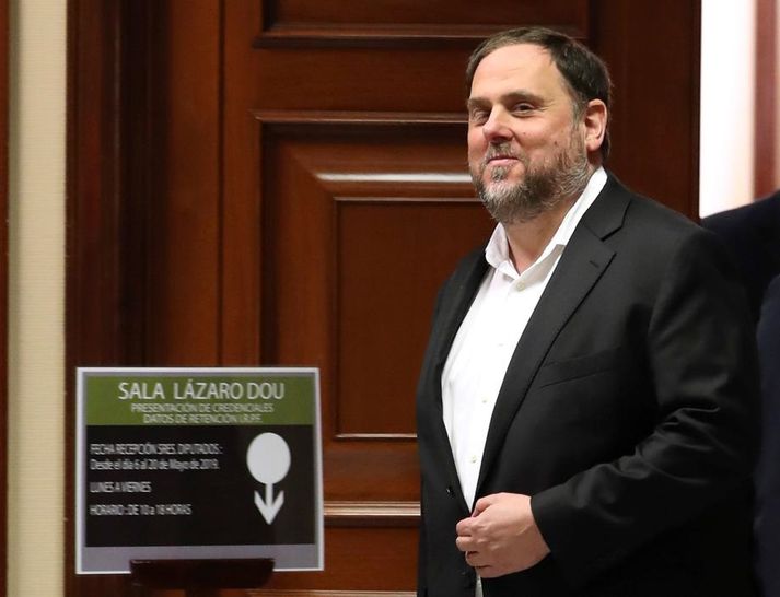 Oriol Junqueras, fyrrverandi varaforseti katalónska þingsins, hlaut þyngsta dóminn eða þrettán ára fangelsi.