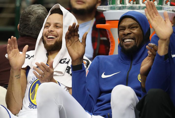 Curry og Durant.
