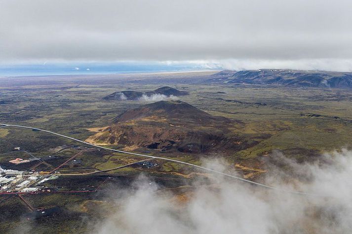 Skjálftinn var 2,5 kílómetra norðaustur af Þorbirni við Grindavík.