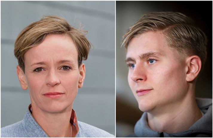 Halla Gunnarsdóttir sló á putta Viktors Gísla; veikindadaga þyrfti að taka hátíðlega og nota einungis þegar svo ber undir. Hins vegar gæti fólk tekið út orlofsdaga, skotist til Malmö og stutt sitt lið.