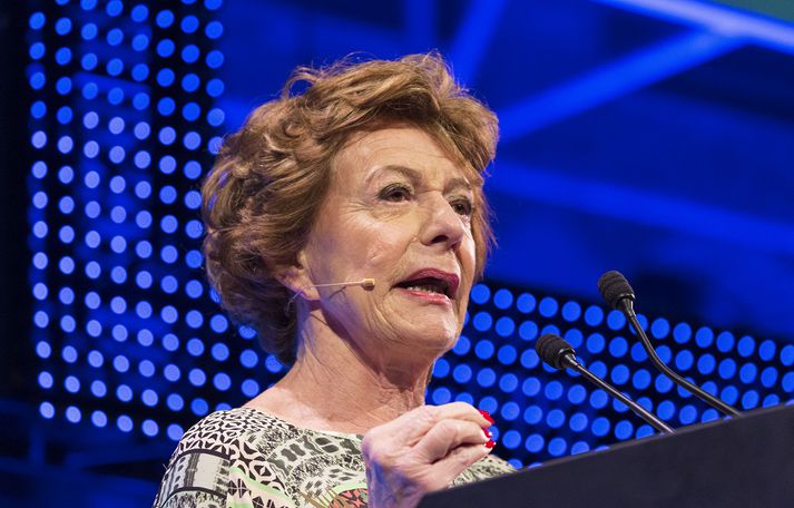 Neelie Kroes, fyrrverandi samkeppnisstjóri ESB.