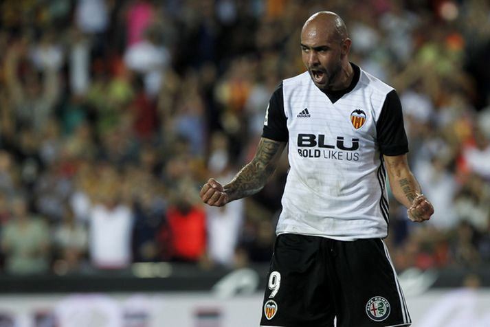 Simone Zaza var í stuði í gær.