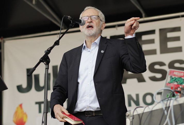 Jeremy Corbyn, fyrrverandi leiðtogi Verkamannaflokksins í Bretlandi.