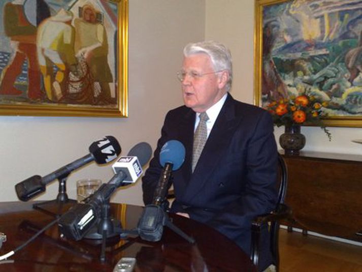 Ólafur Ragnar Grímsson forseti Íslands segist ekki hafa haft minni samskipti við ríkisstjórnina núna en hann gerði árið 2004. Mynd/ Vilhelm.