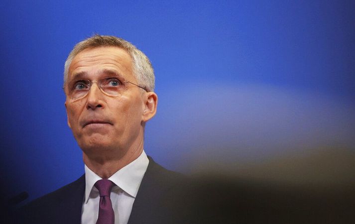 Jens Stoltenberg tók við embætti framkvæmdastjóra NATO árið 2014.