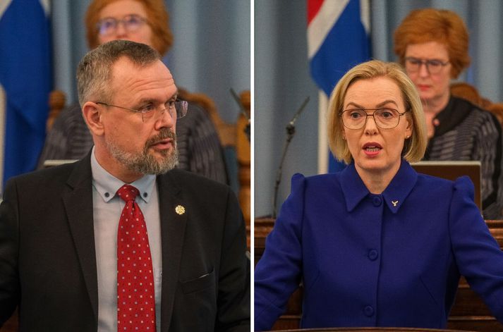 Daði Már svaraði Guðrúnu fullum hálsi.