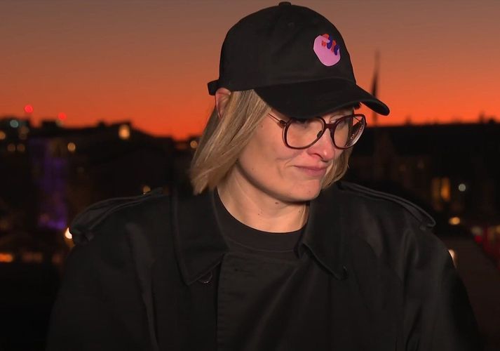 Finnborg Salome Steinþórsdóttir, einn skipuleggjenda Kvennaverkfallsins 2025.