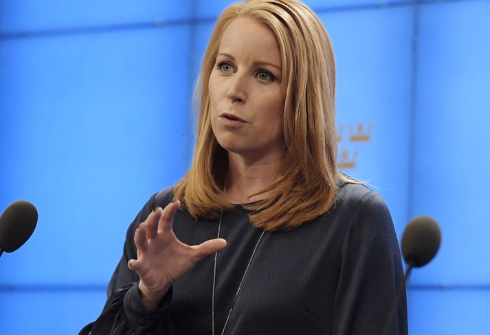 Annie Lööf er formaður Miðflokksins.