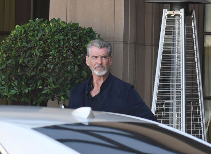 Pierce Brosnan í L.A. í maí síðastliðnum.