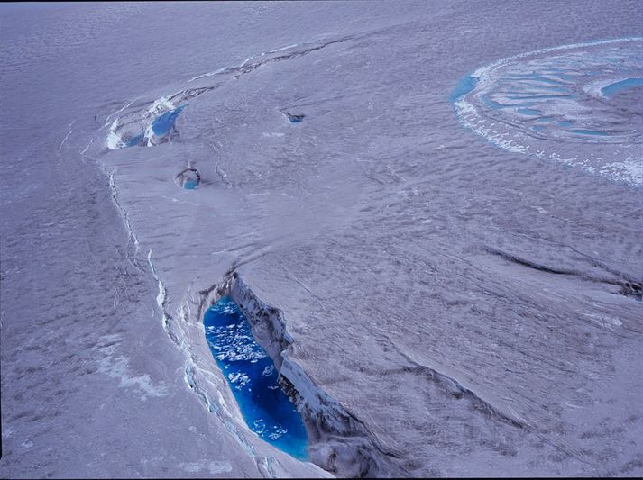 Eystri Skaftárketill. Svona leit hann út þegar hlaup hófst síðast, í júní 2010.