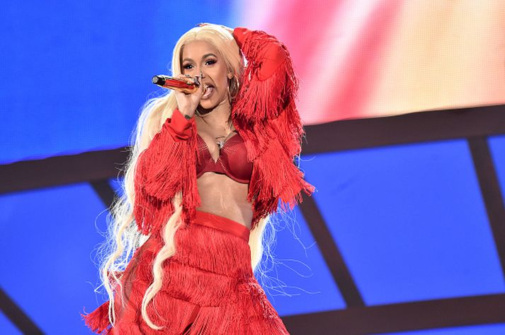 Cardi á Global Citizen hátíðinni.