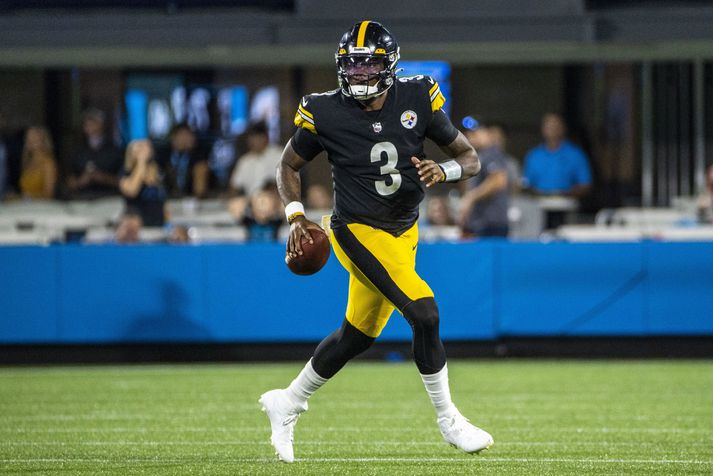 Dwayne Haskins var í miklum metum í Pittsburgh.