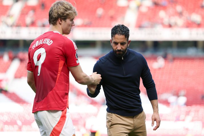Ruben Amorim hafði ekki trú á Rasmus Höjlund og leyfði honum að fara til Napoli þar sem hann hefur blómstrað.