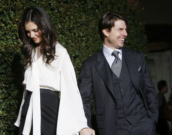 Tom Cruise ásamt Katie Holmes.