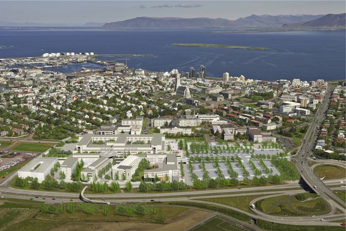Svona kemur spítalinn til með að líta út þegar fyrsti áfangi er tibúinn.