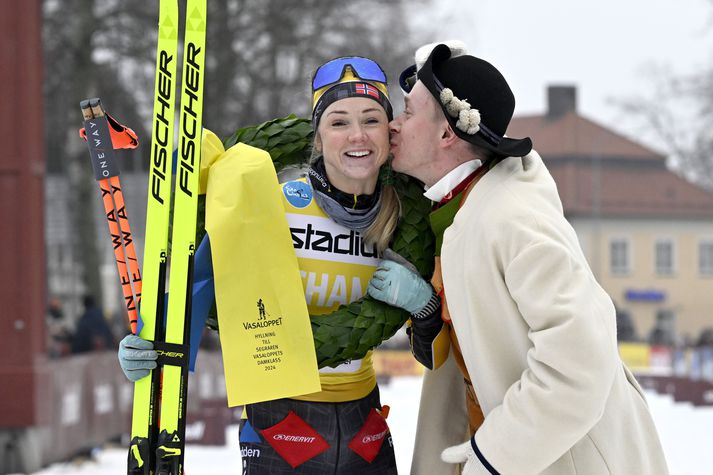 Emilie Fleten var í sérflokki í Vasagöngunni en þetta er þriðji sigur hennar í Vasagöngunni.