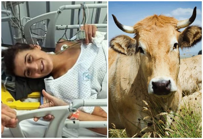Sara Alonso Martínez birti líka mynd af kúnni eða svo höldum við.