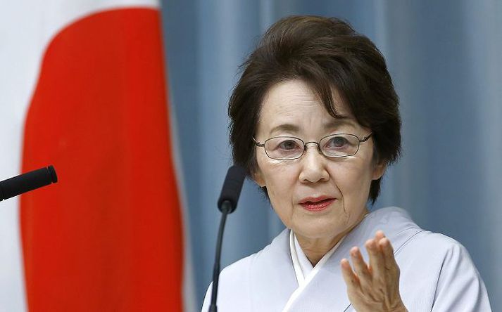 Eriko Yamatani er einn þeirra ráðherra sem Shinzo Abe valdi í ríkisstjórnina. 