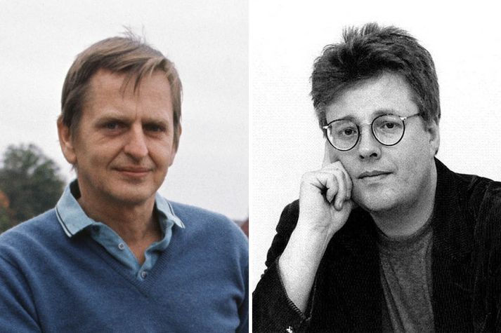 Stieg Larsson, hinn heimskunni, látni rithöfundur, hafi verið að rannsaka morðið á Olof Palme.