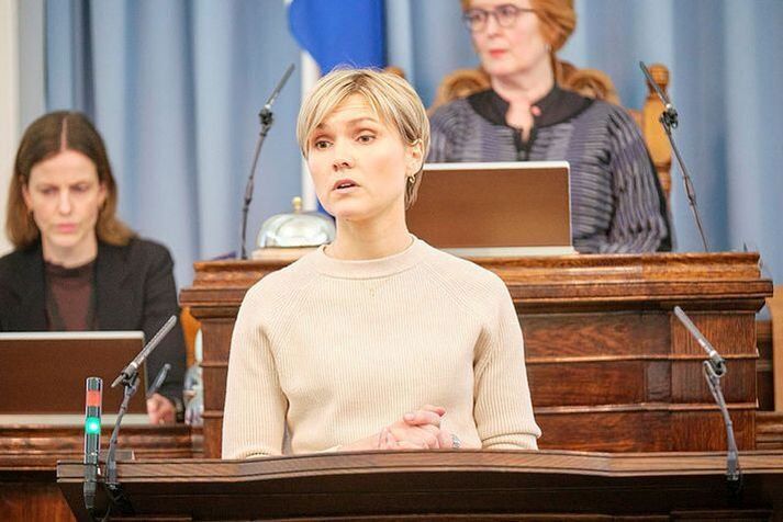 Kristrún Frostadóttir forsætisráðherra er á meðal þeirra ráðherra sem verður í óundirbúnum fyrirspurnartíma á þingi í dag.