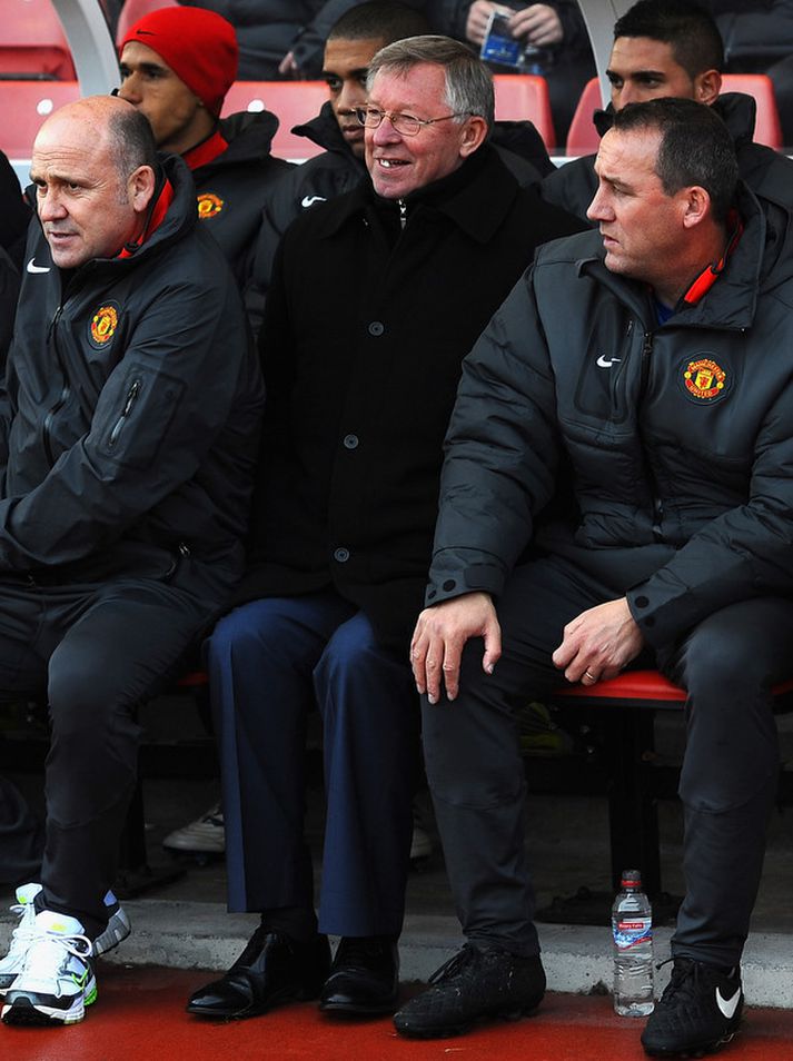 Sir Alex Ferguson, stjóri Manchester United.