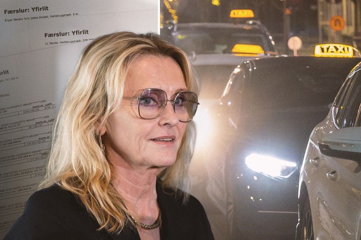 Endurgreiðslur Heiðu Bjargar voru allar nema ein vegna leigubílaferða.