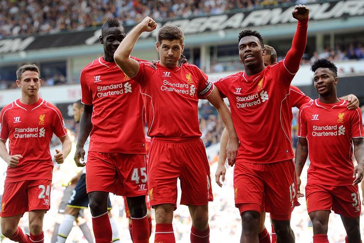 Daniel Sturridge og Steven Gerrard.