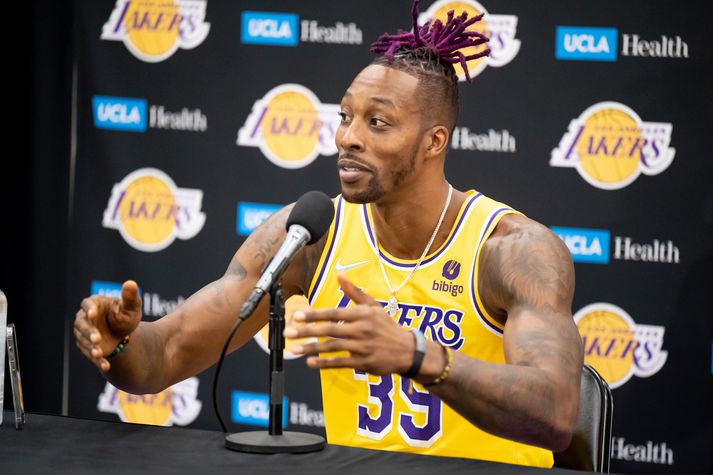 Dwight Howard var á sínum tíma leikmaður Los Angeles Lakers í NBA deildinni í körfubolta