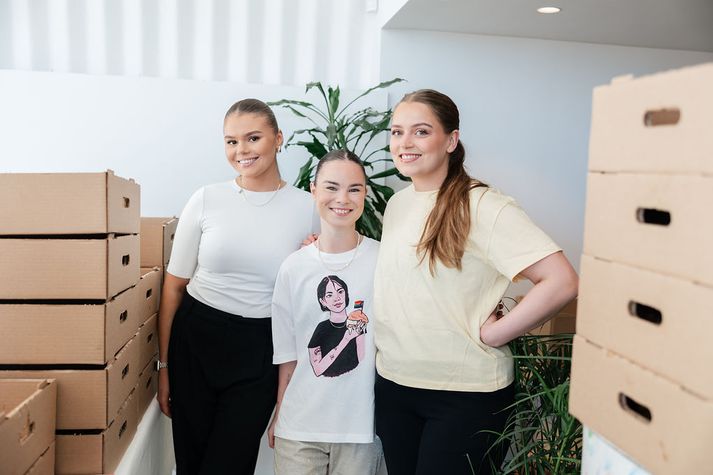 Það var mikið líf og fjör á svokölluðu bollu pop-upi hjá Elenoru bakara en Guðfinna og Anna Dögg voru með henni í æðislegum gír. 