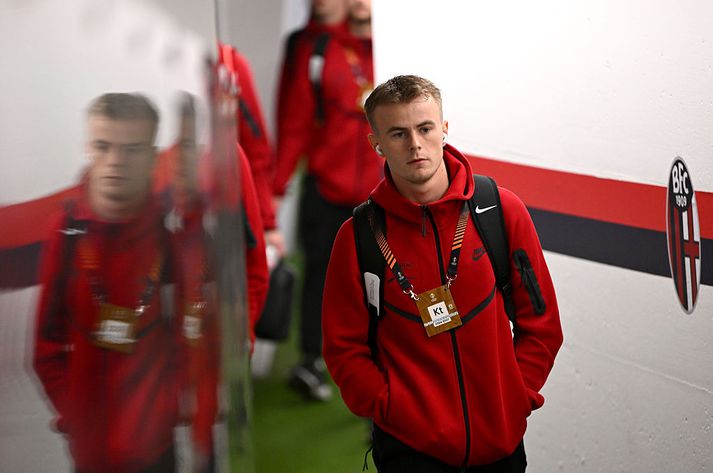 Kristall Máni Ingason var magnaður í kvöld.