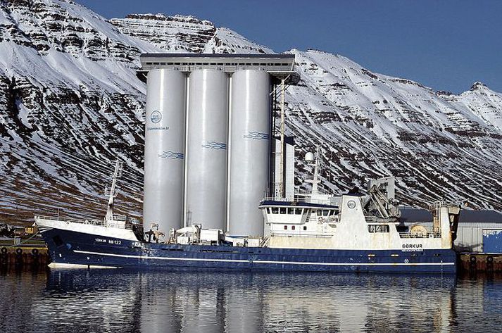 Síldarvinnslan, sem er að stærstum hluta í eigu Samherja, var skráð á markað fyrir um ári og hefur markaðsvirði félagsins frá þeim tíma hækkað um 65 milljarðar og nemur núna um 165 milljörðum króna.