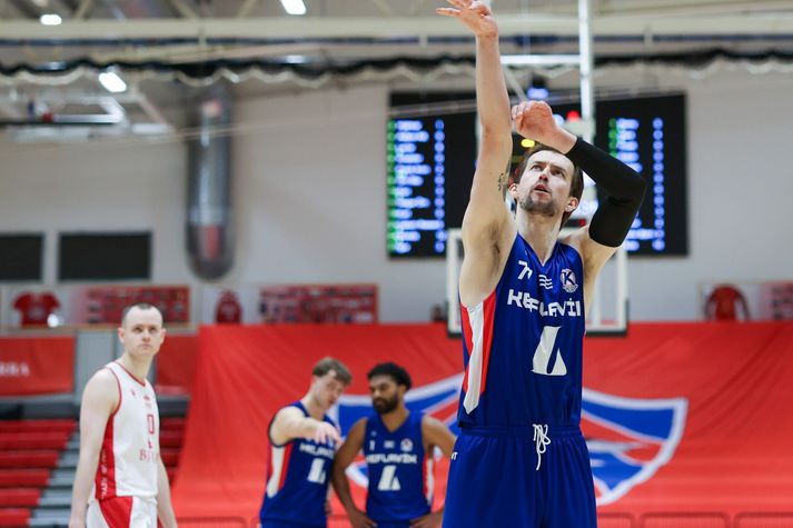 Mirz Bulic var öflugur fyrir Keflavík í kvöld.