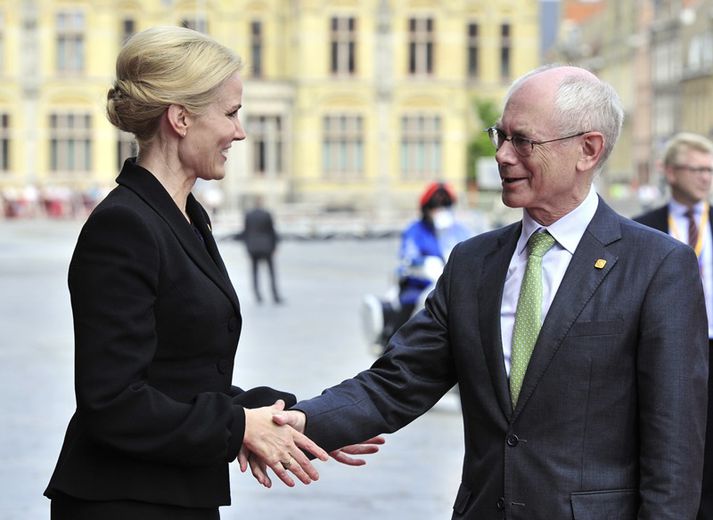 Ekki er ólíklegt að Helle Thorning-Schmidt taki við embætti forseta leiðtogaráðs ESB af Herman van Rompuy síðar á árinu.