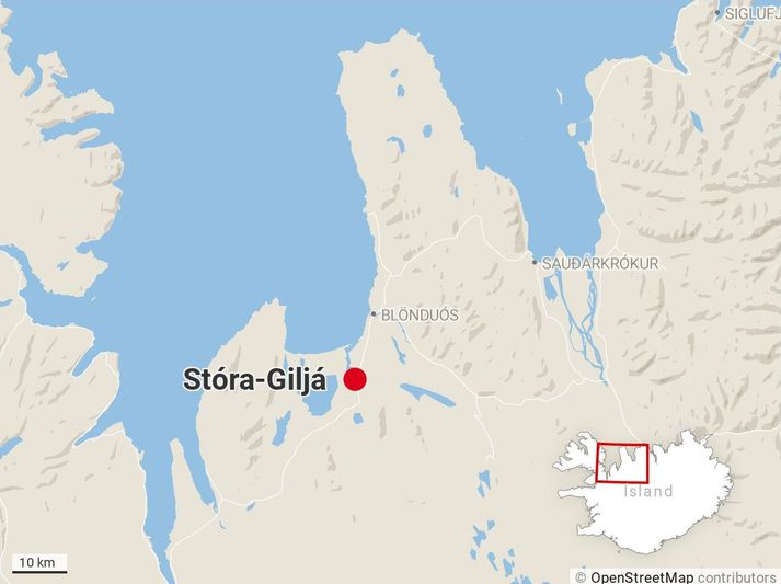 Stóra-Giljá er í Austur-Húnavatnssýslu.