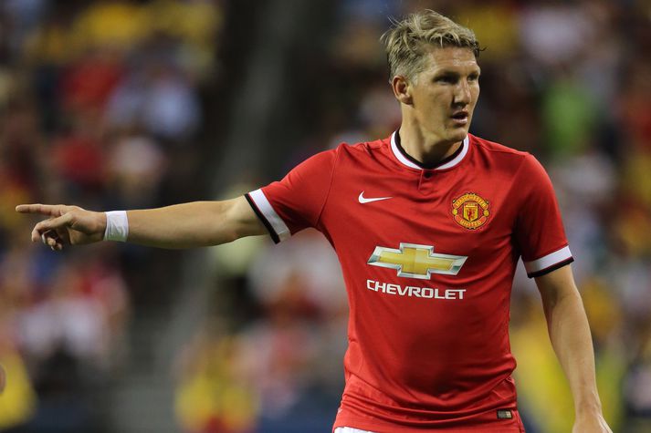 Bastian Schweinsteiger í sínum fyrsta leik í treyju Manchester United.