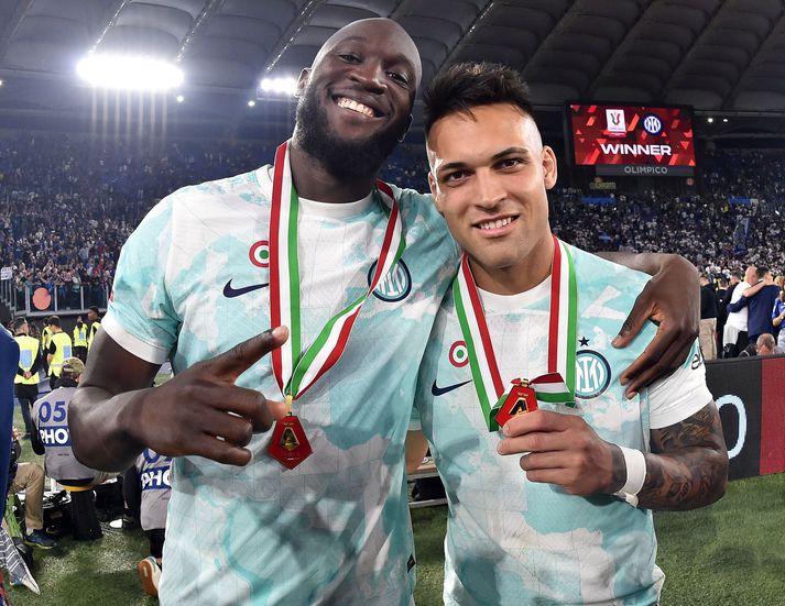 Lukaku og Martínez saman á góðri stundu