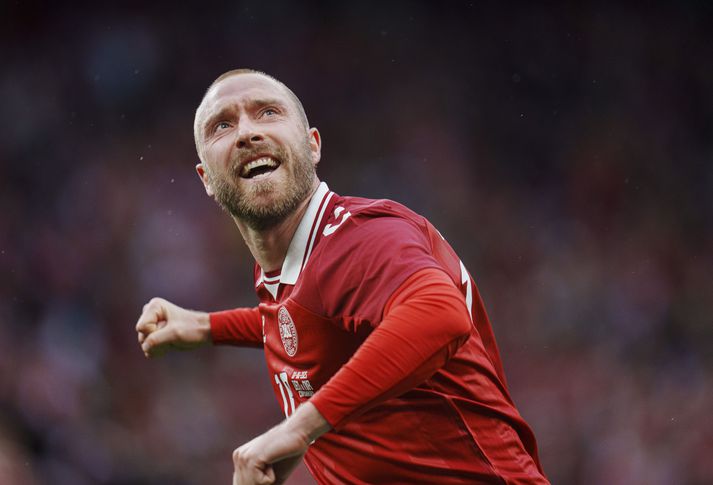 Christian Eriksen er leikjahæstur í sögu danska landsliðsins með 144 leiki.