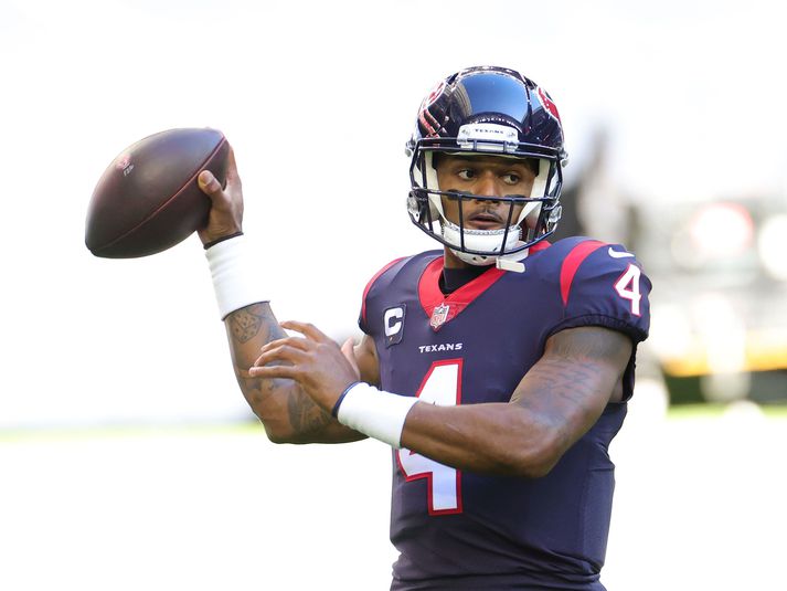 Deshaun Watson er í slæmum málum.