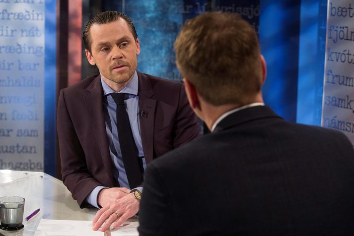 Mikael Torfason ræðir hér við Árna Pál Árnason í Mín skoðun.