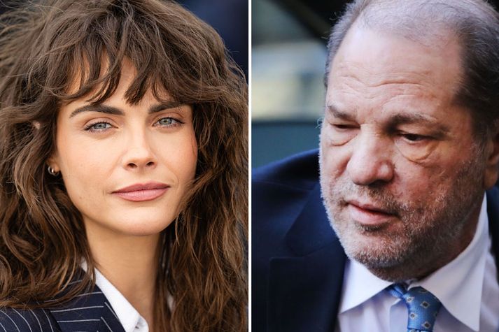 Cara Delevingne rifjaði upp samtal við Harvey Weinstein í þættinum Call her daddy.