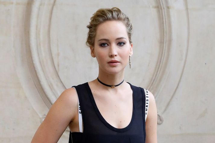 Jennifer Lawrence var ein þeirra sem varð fyrir barðinu á Collins.